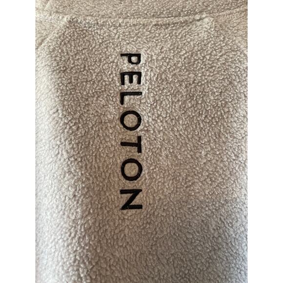 Nike Peloton Scuba Logo Sweatshirt Women Gray with Black Size Small Fleece - Picture 3 of 8